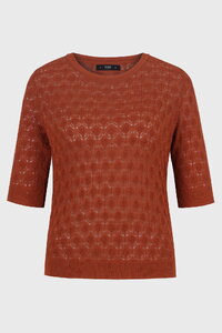 Structure Pullover with Round Neckline