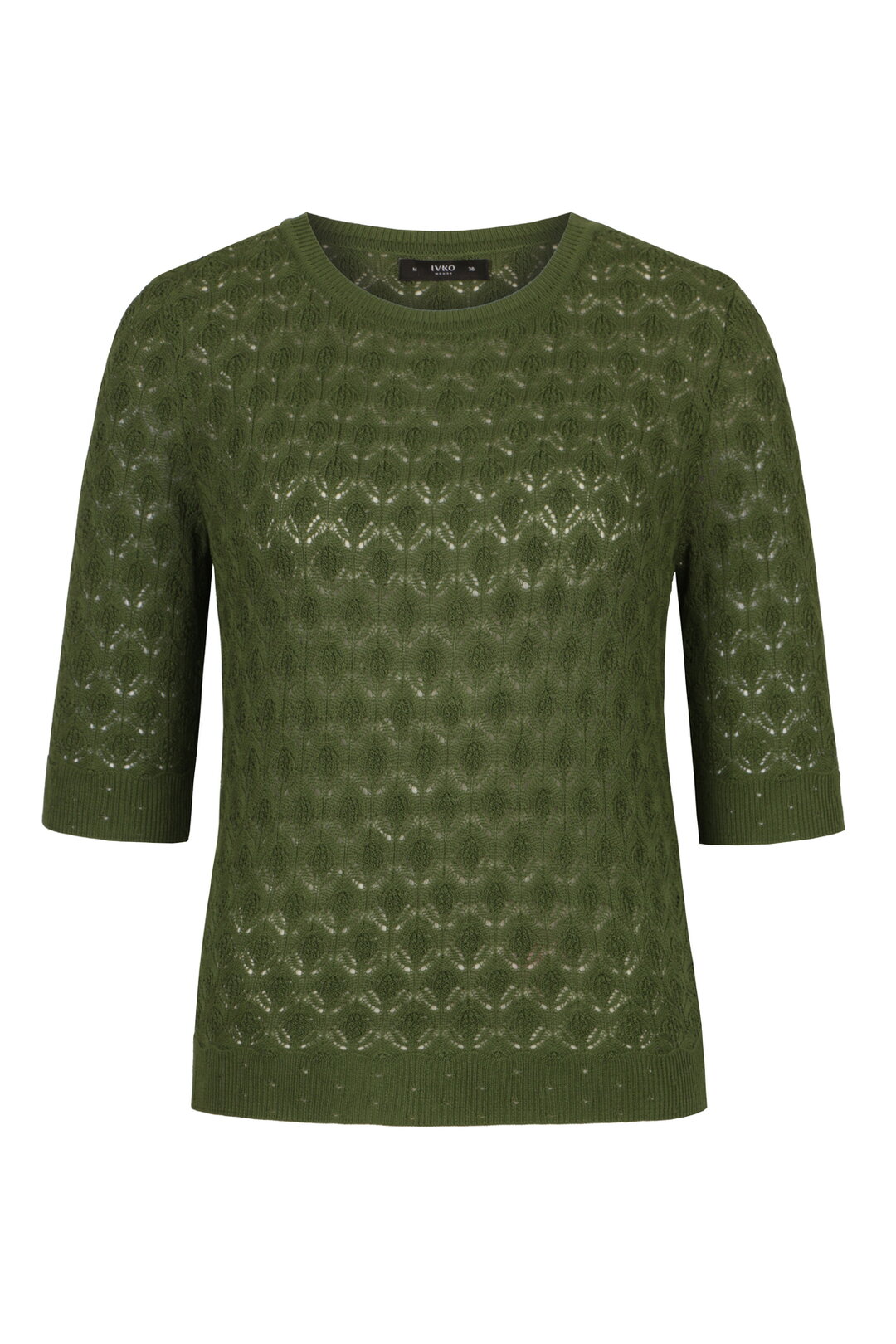 Structure Pullover with Round Neckline