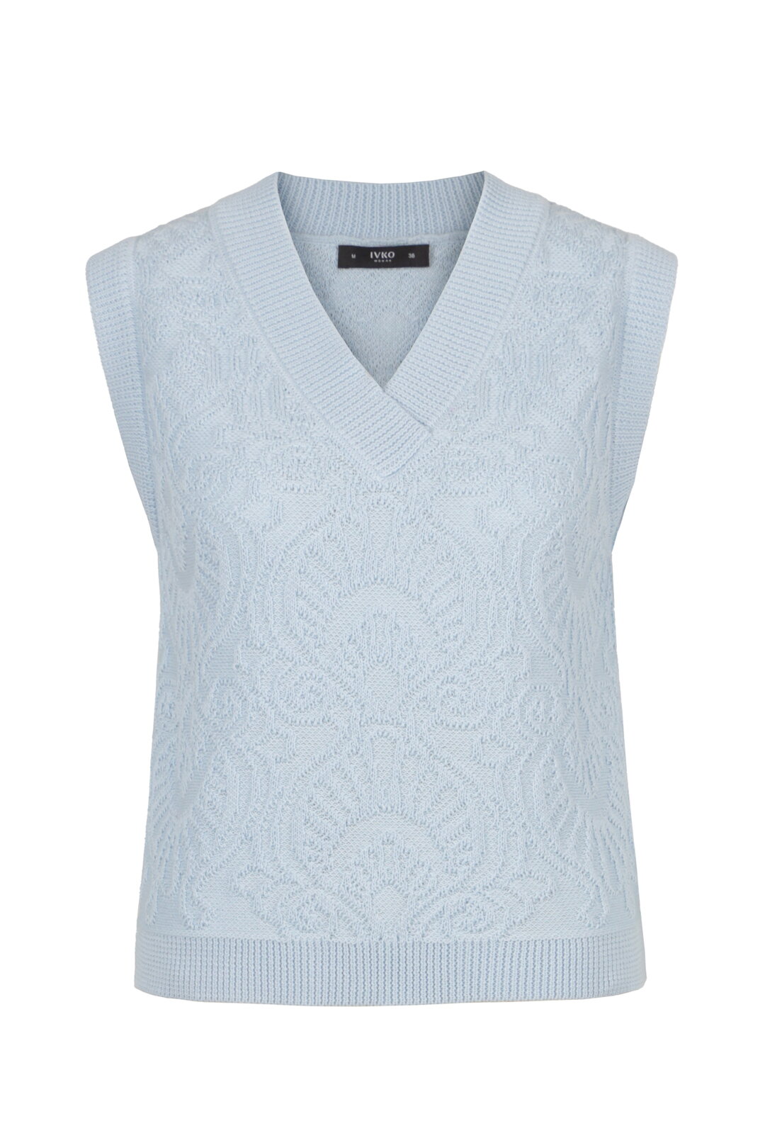 Sleeveless Brocade Pullover