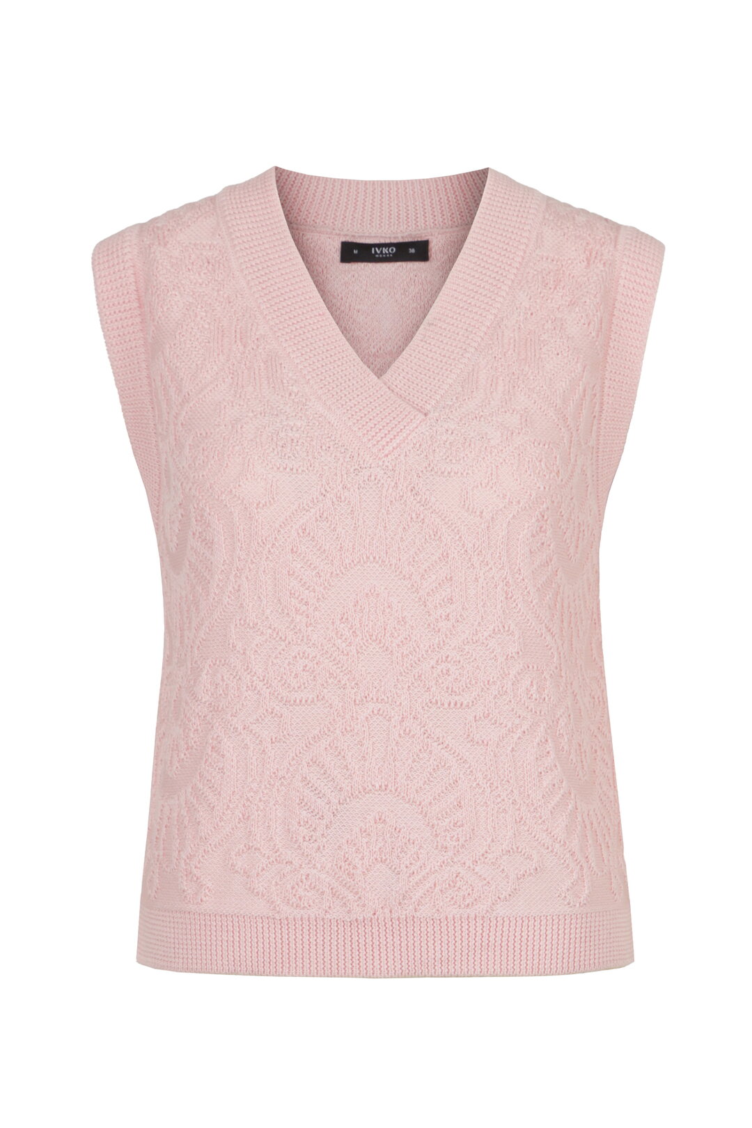 Sleeveless Brocade Pullover