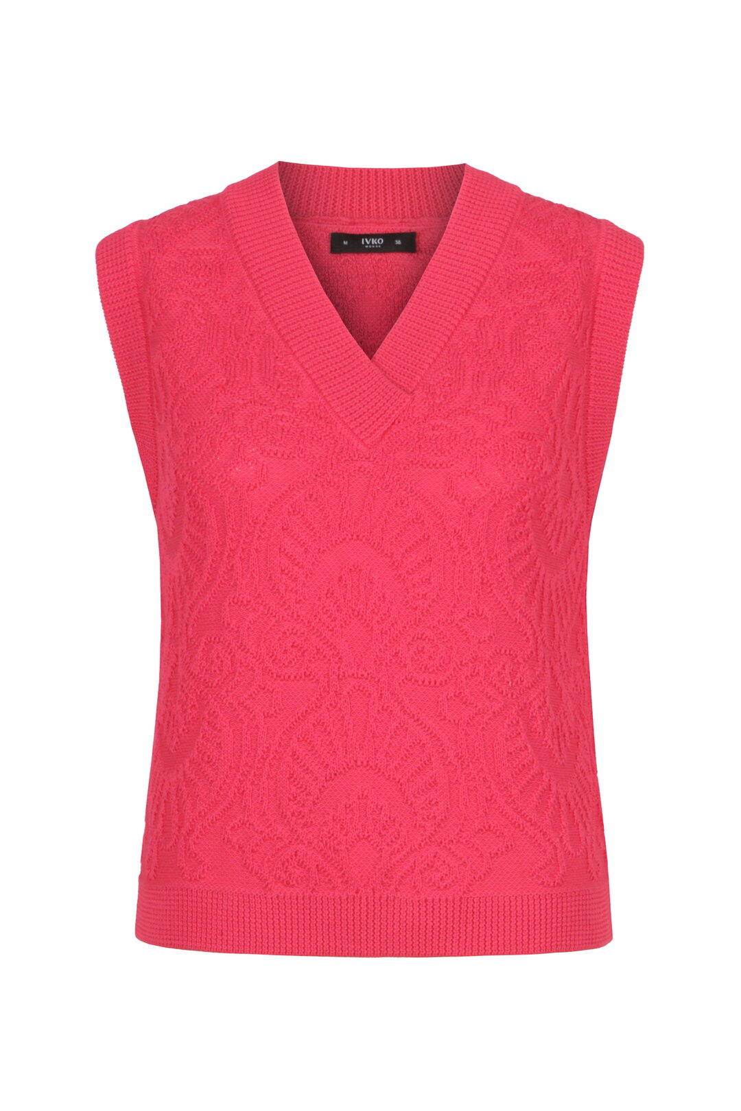 Sleeveless Brocade Pullover