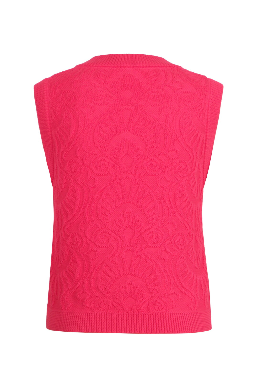 Sleeveless Brocade Pullover