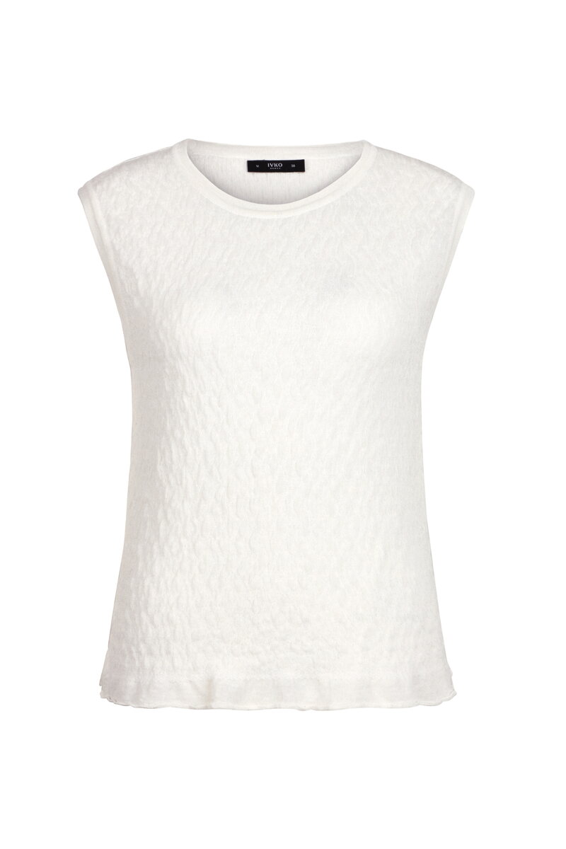 Sleeveless Pullover, Structure Pattern