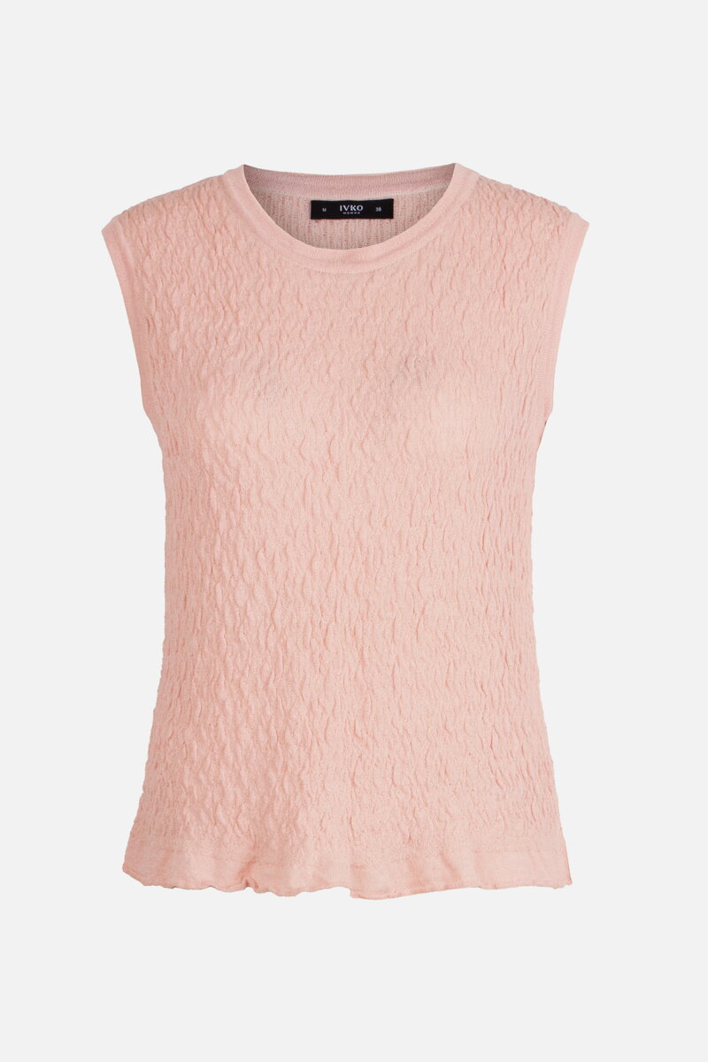 Sleeveless Pullover, Structure Pattern