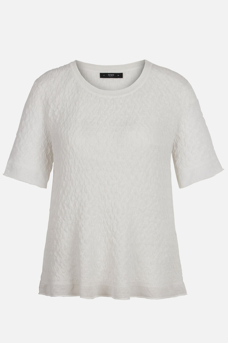 O-neck Pullover, Structure Pattern