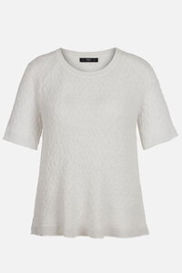 O-neck Pullover, Structure Pattern