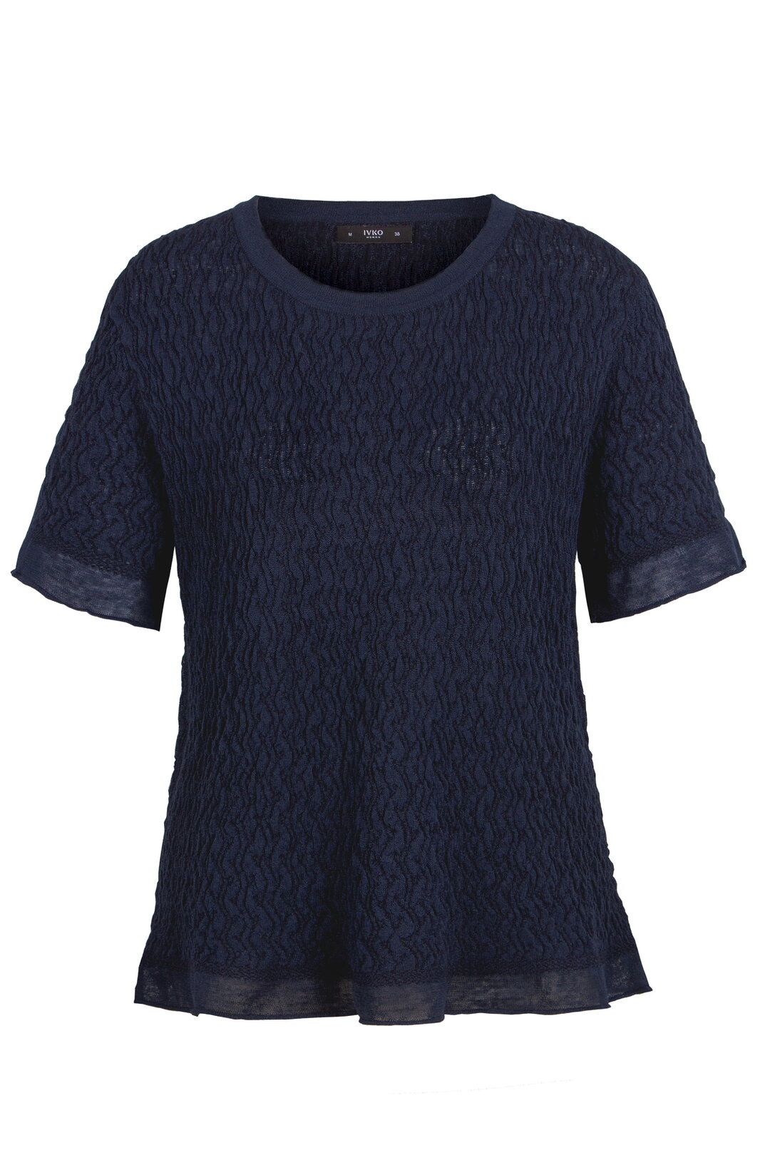 O-neck Pullover, Structure Pattern