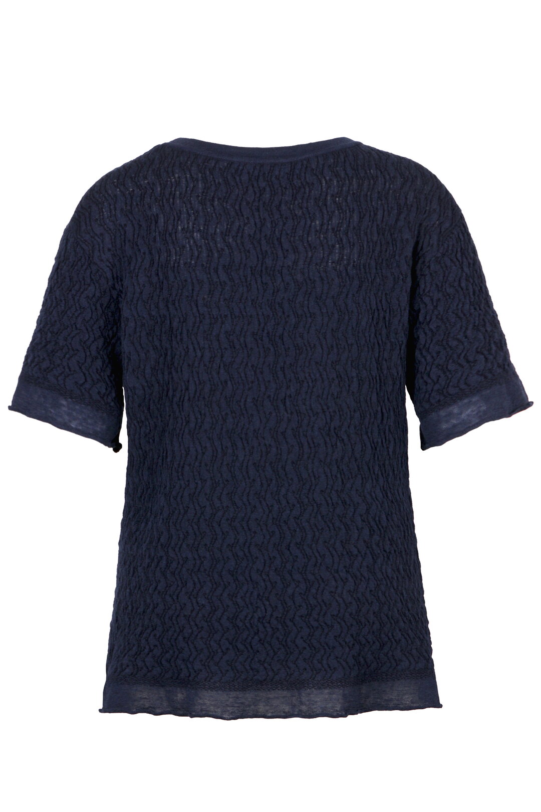 O-neck Pullover, Structure Pattern