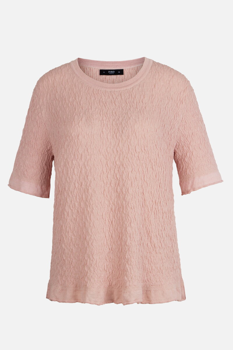 O-neck Pullover, Structure Pattern