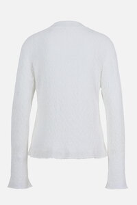 Cardigan mit V-Ausschnitt, Strukturmuster