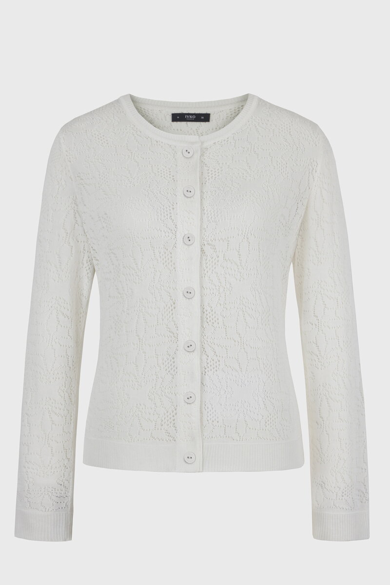 Cardigan O-Neck, Structure Pattern