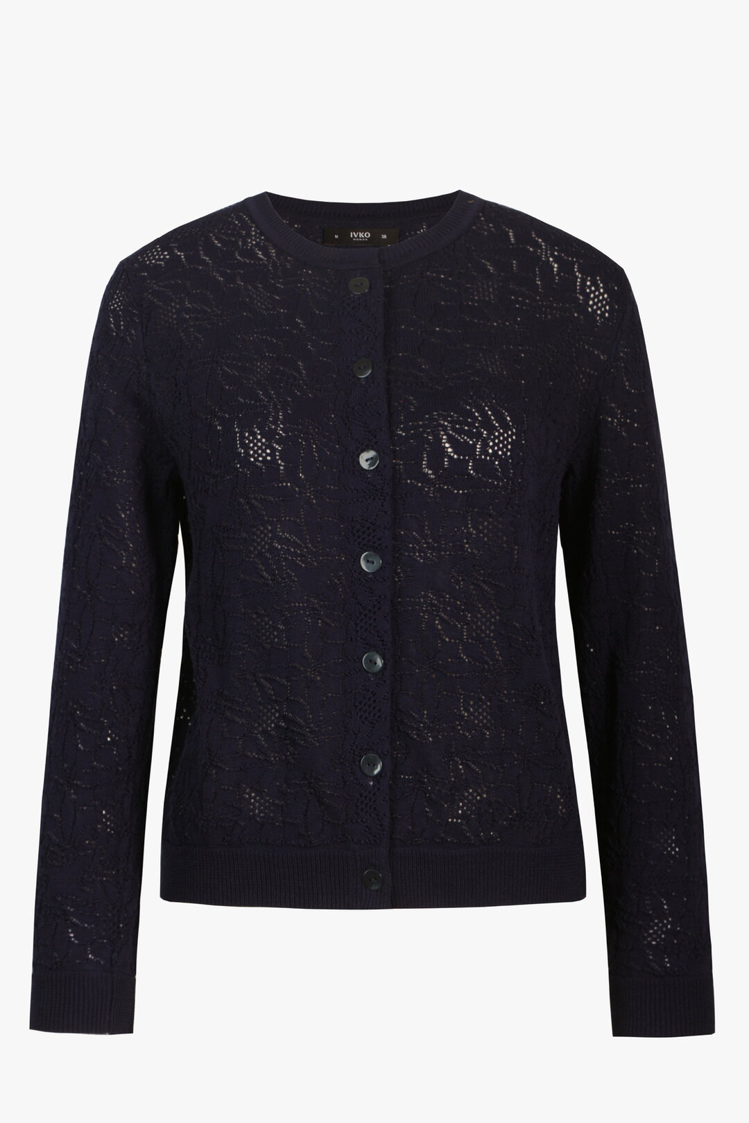 Cardigan O-Neck, Structure Pattern