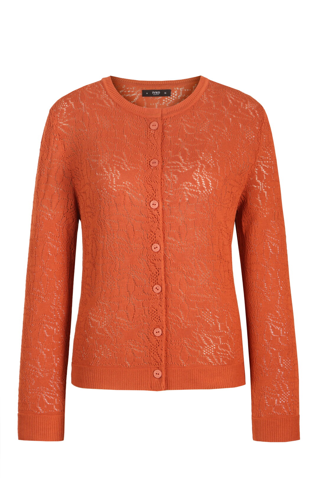 Cardigan O-Neck, Structure Pattern