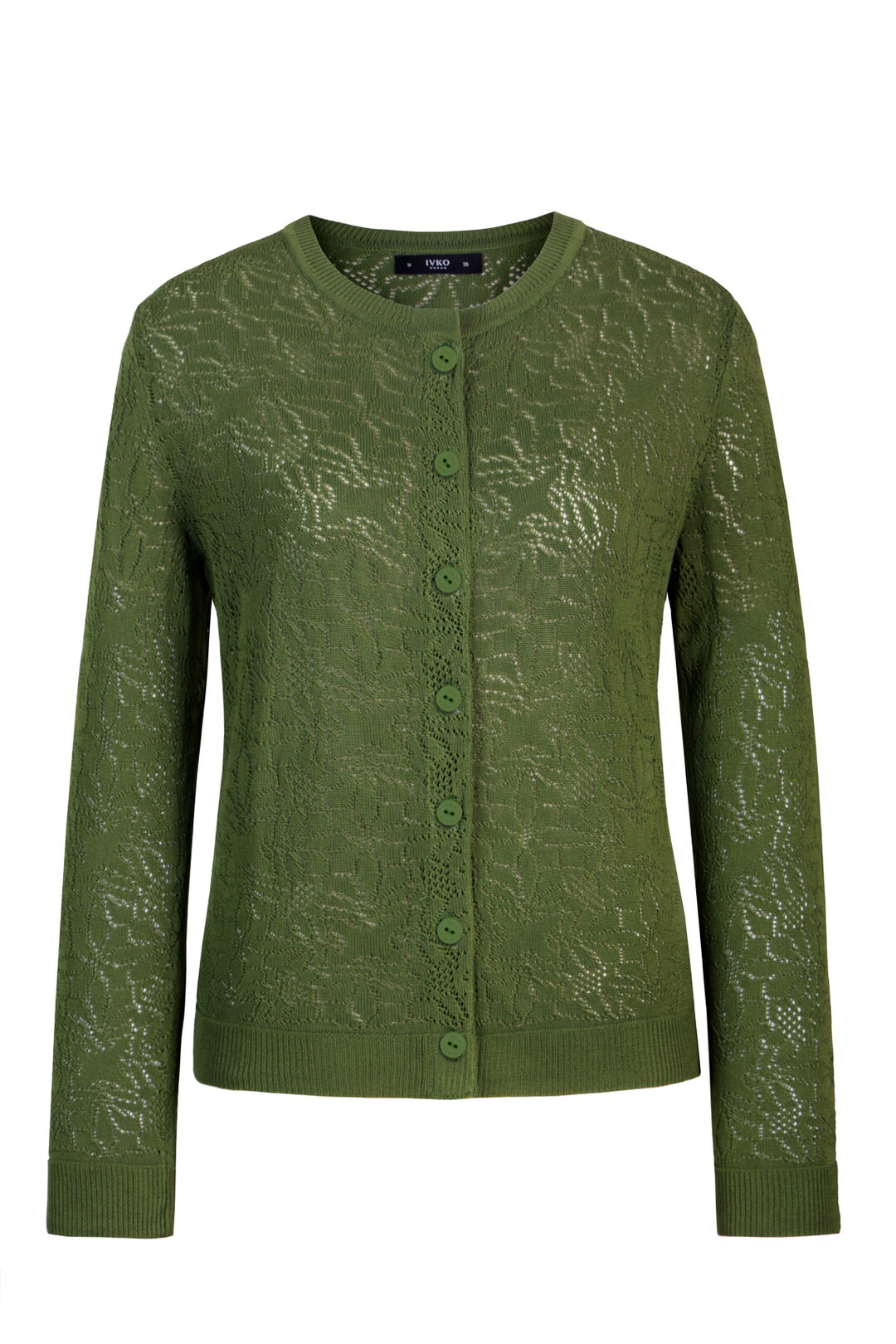 Cardigan O-Neck, Structure Pattern