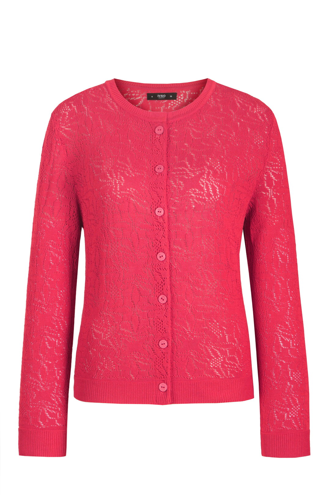 Cardigan O-Neck, Structure Pattern