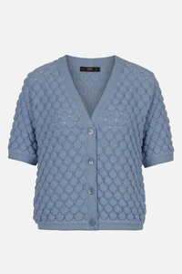 Kurzärmeliger Cardigan, Strukturmuster