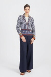 Jacket with Lapels, Mediterranean Pattern