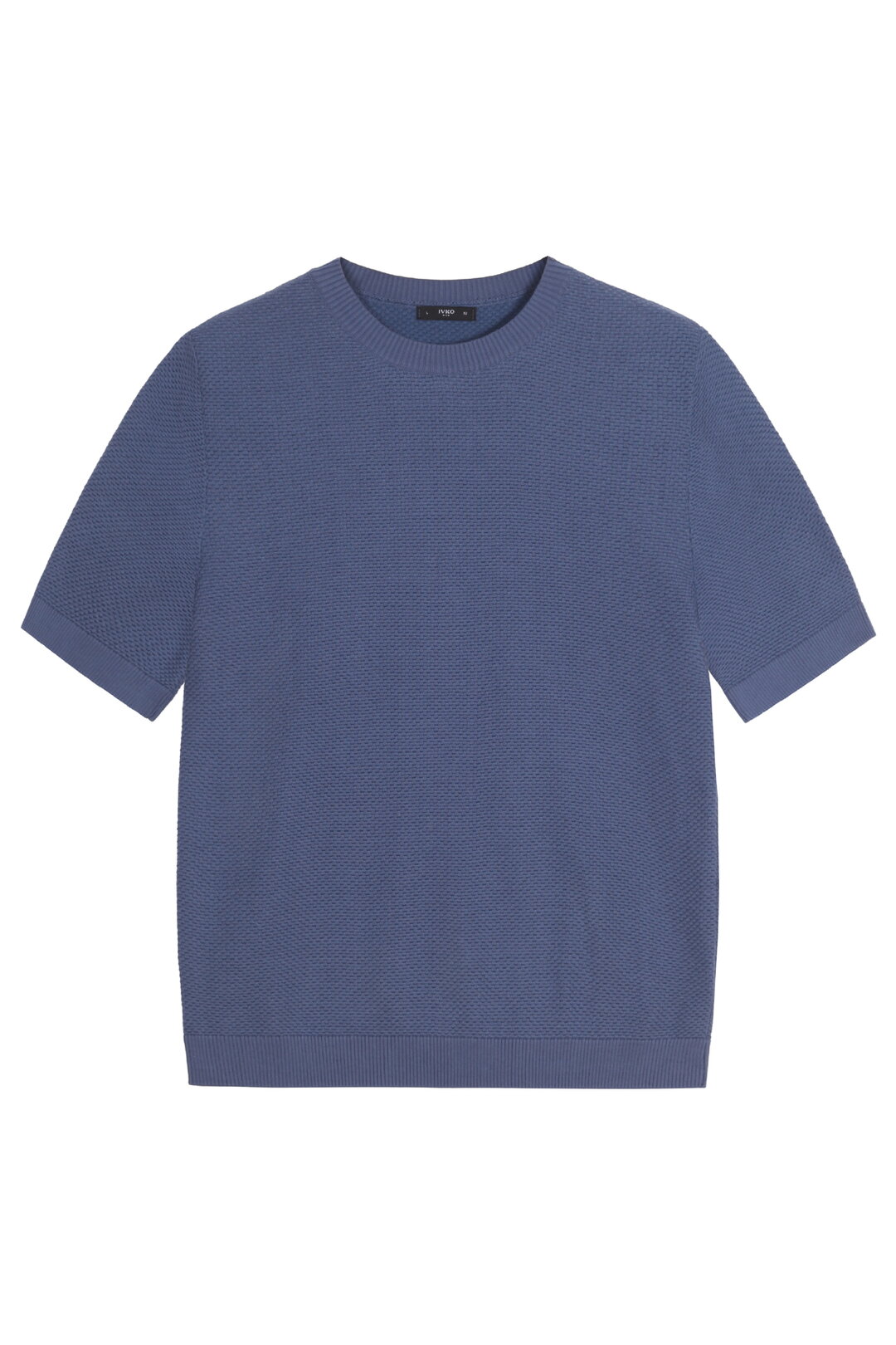 Fine Struct. Short Sleeve Pullover