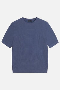 Fine Struct. Short Sleeve Pullover