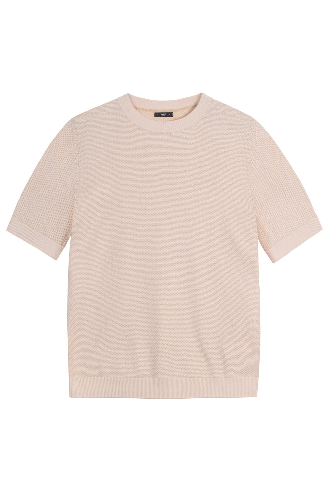 Fine Struct. Short Sleeve Pullover
