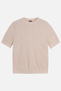 Fine Struct. Short Sleeve Pullover