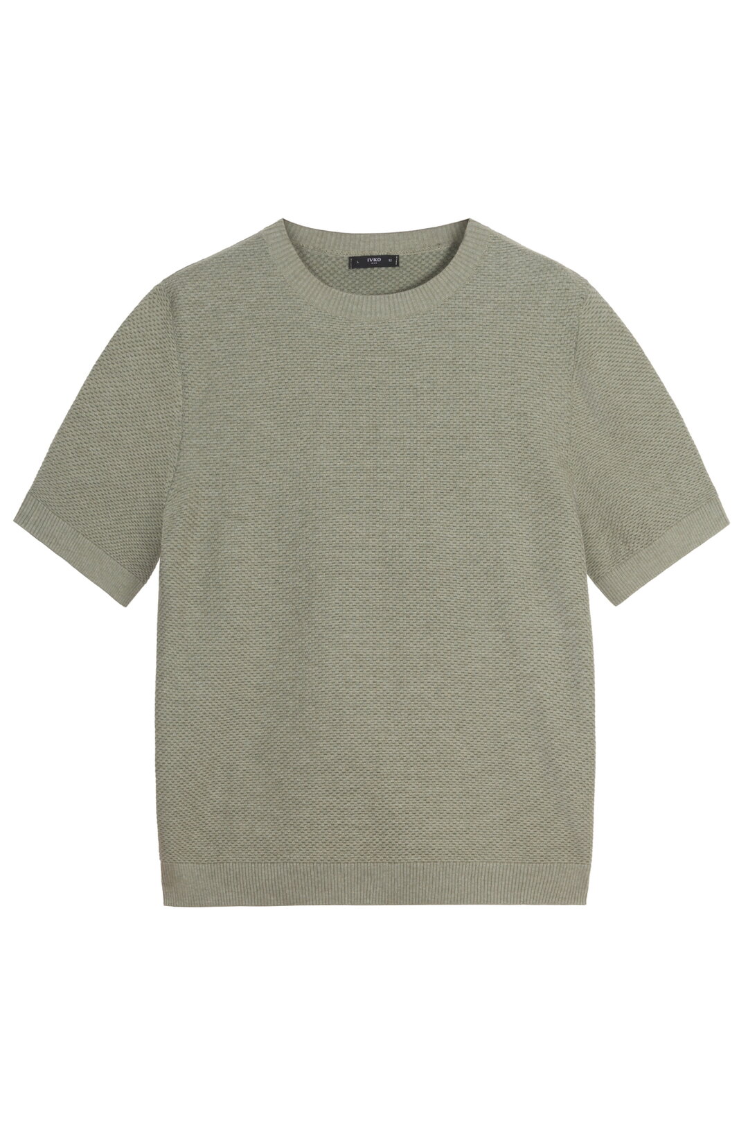 Fine Struct. Short Sleeve Pullover