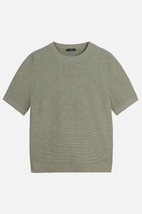 Fine Struct. Short Sleeve Pullover