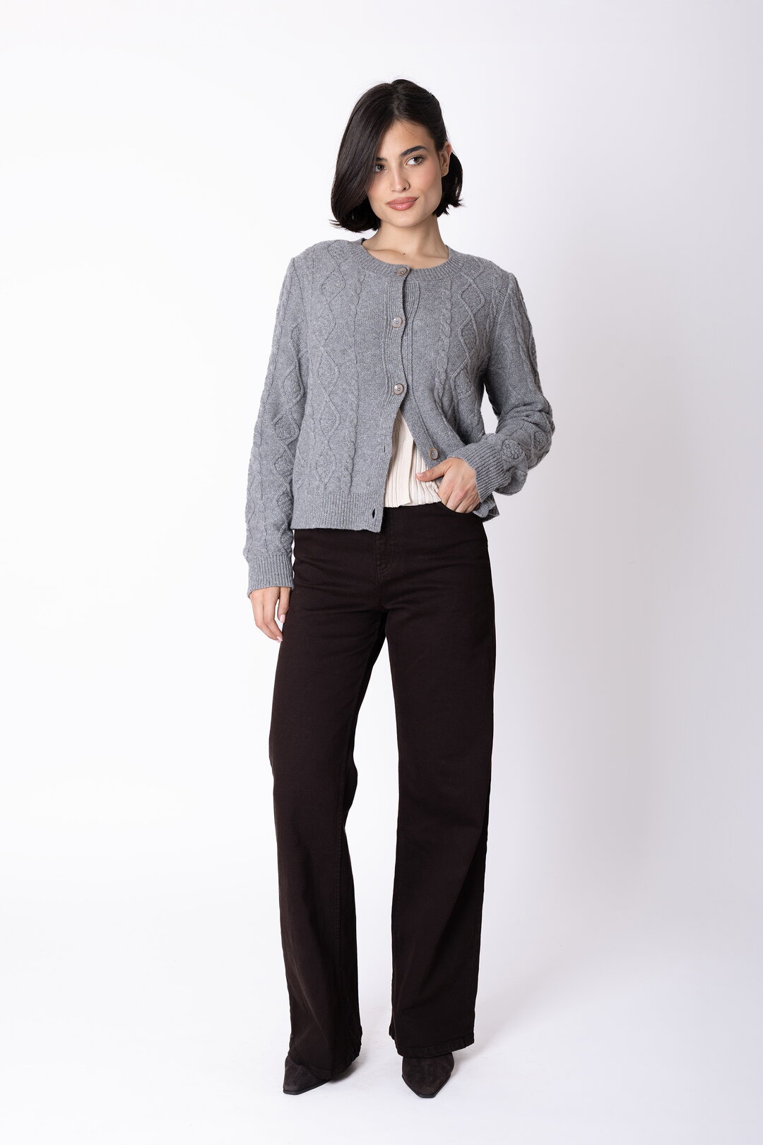 Structure Pattern Cardigan