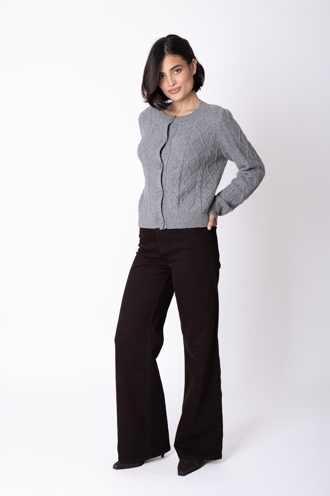 Structure Pattern Cardigan