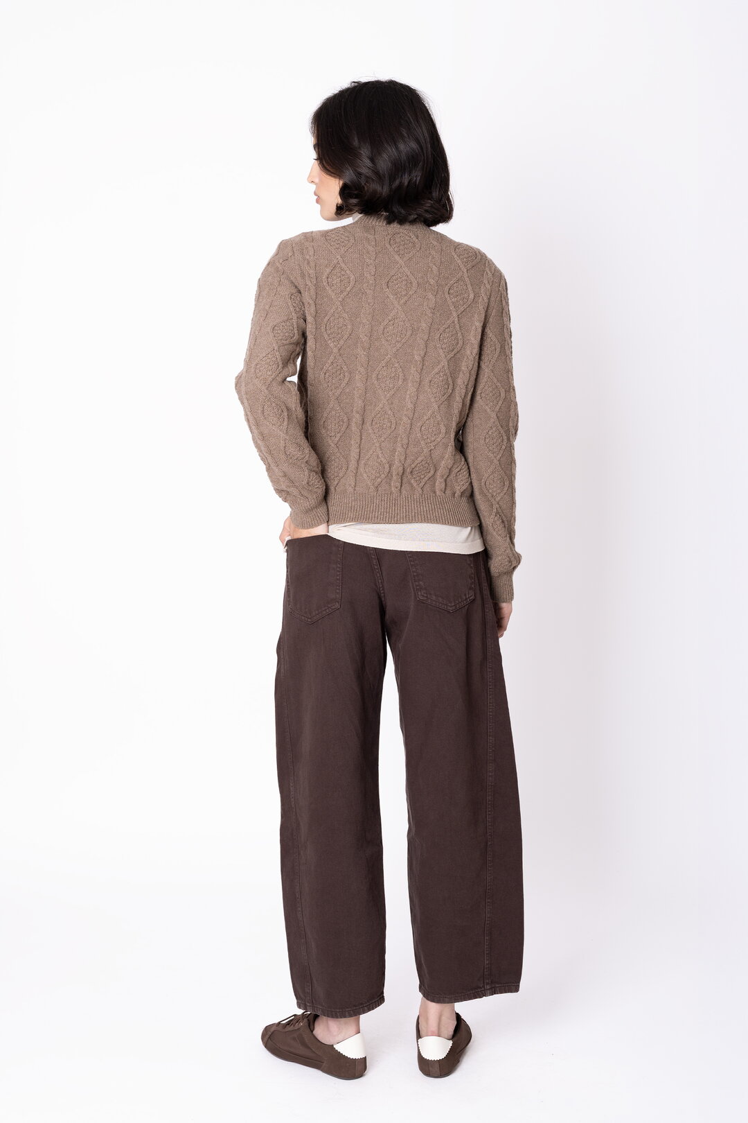 Strukturstrick Cardigan