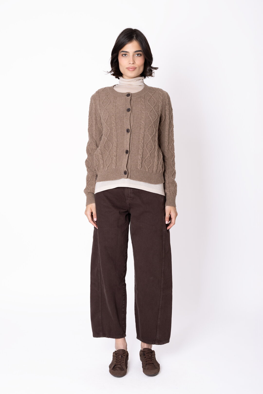 Strukturstrick Cardigan