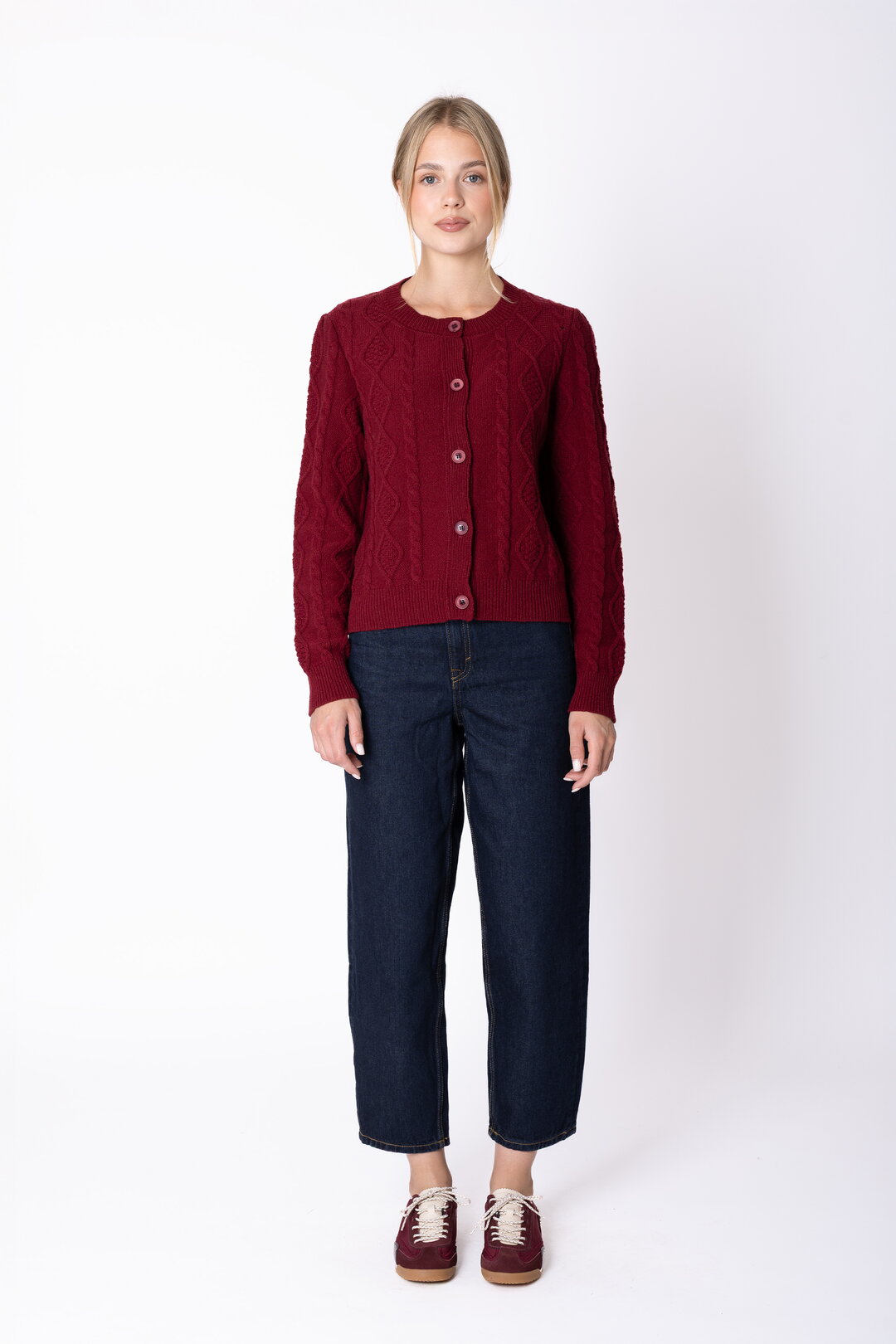 Strukturstrick Cardigan