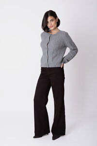 Structure Pattern Cardigan