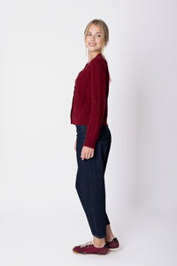 Strukturstrick Cardigan
