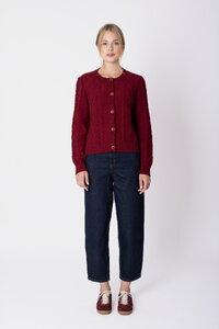 Strukturstrick Cardigan
