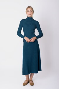 Merino-Ripp Rollkragenpullover