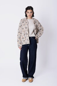 Kurze Strickjacke Fika Floral