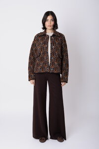 Short Knit Jacket Fika Floral