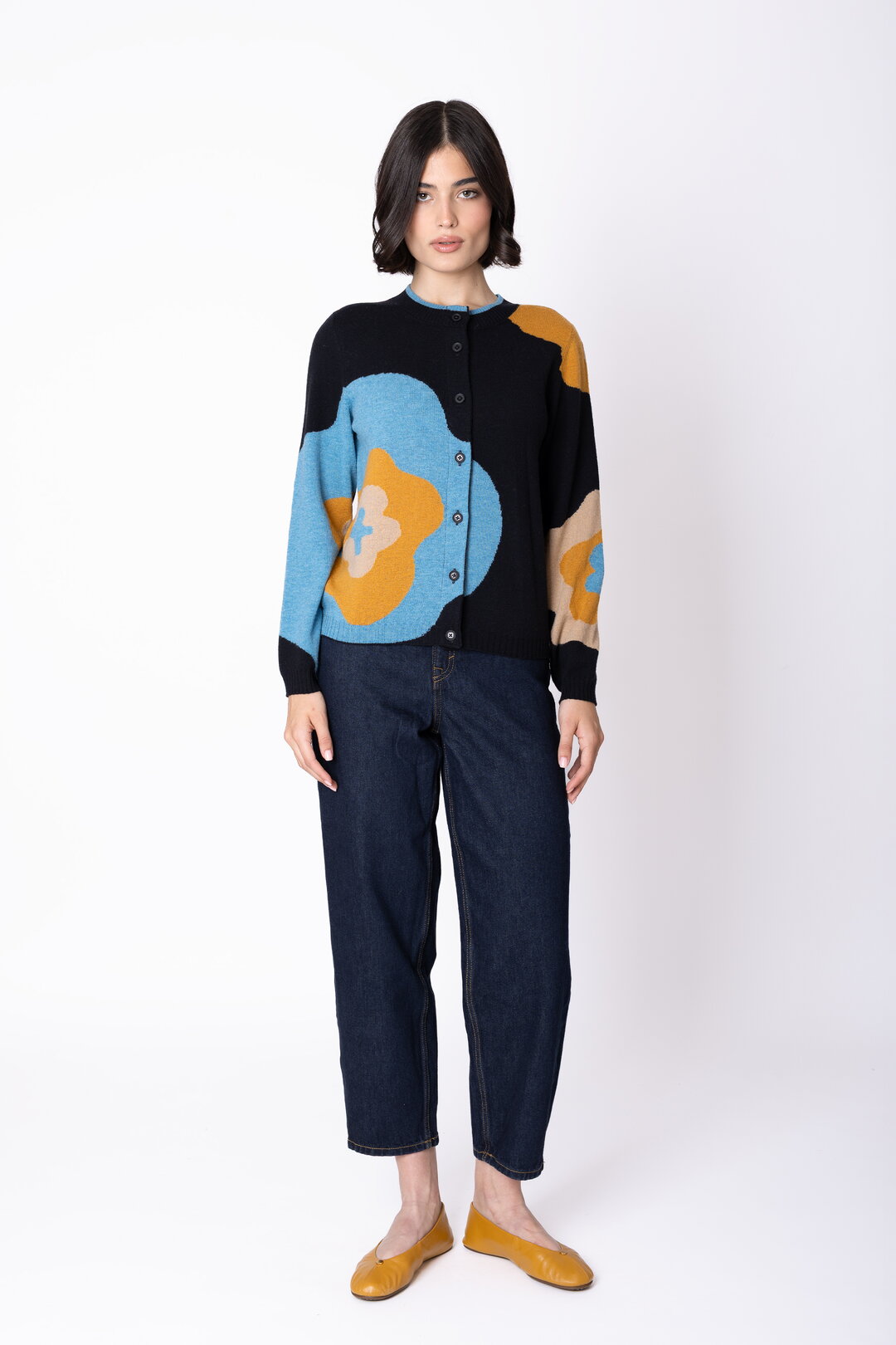 Cardigan Imprint Bloom