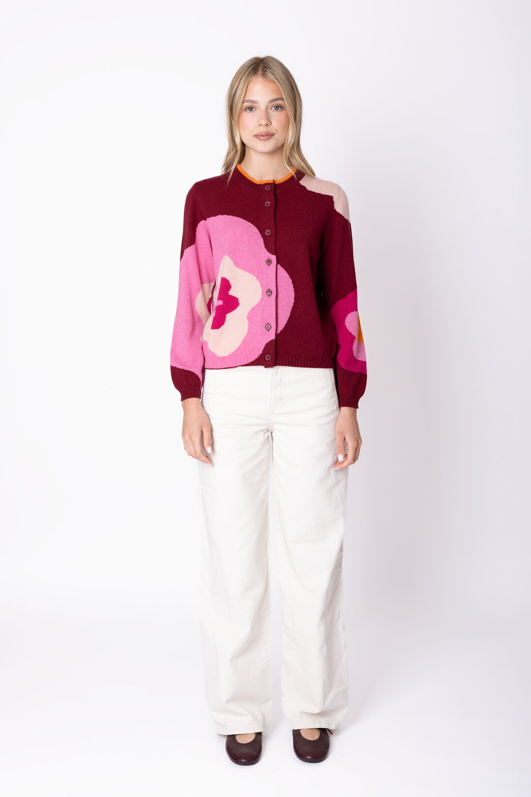 Cardigan Imprint Bloom