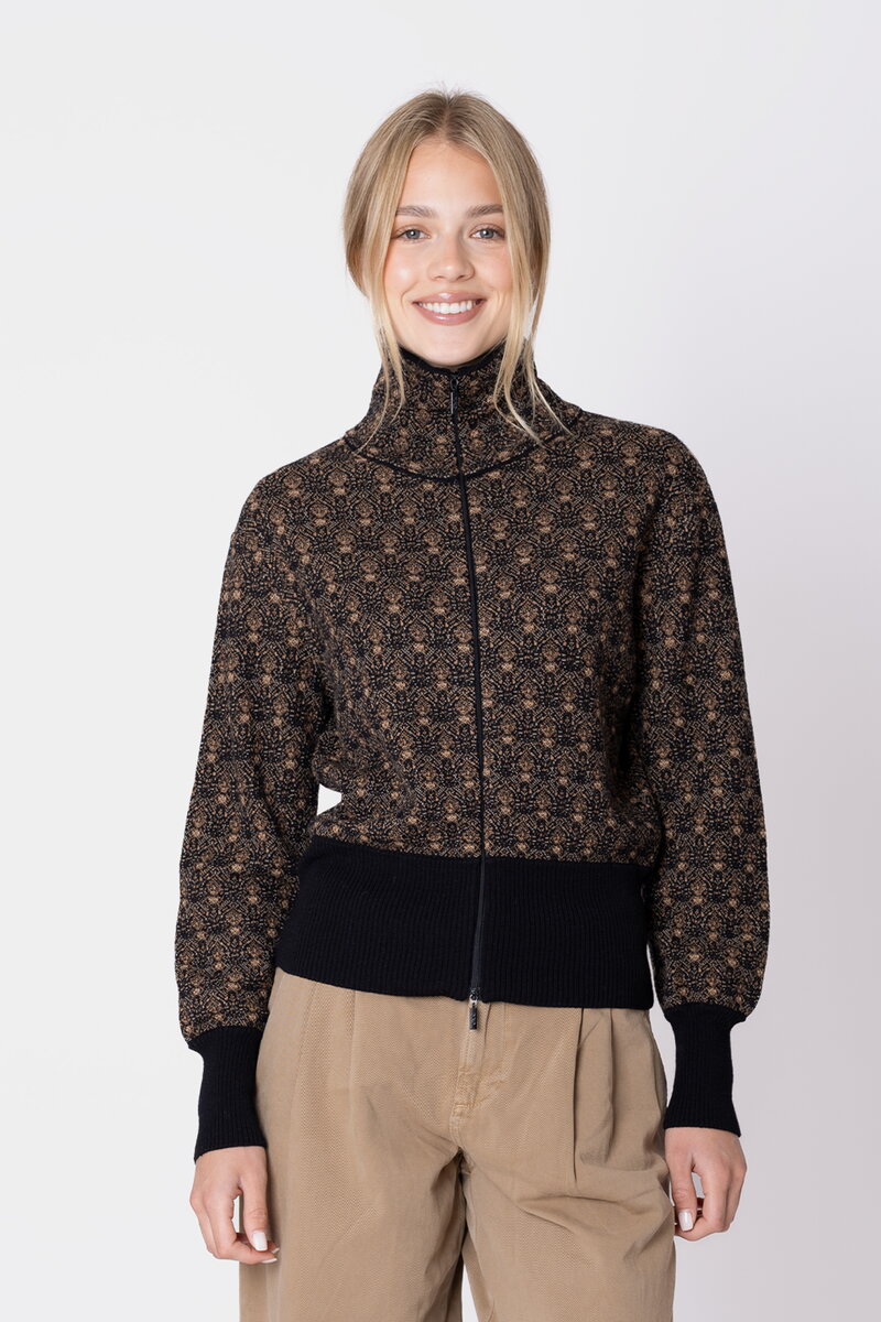 Zip Cardigan Fika Floral