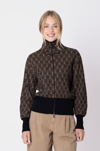 Zip Cardigan Fika Floral