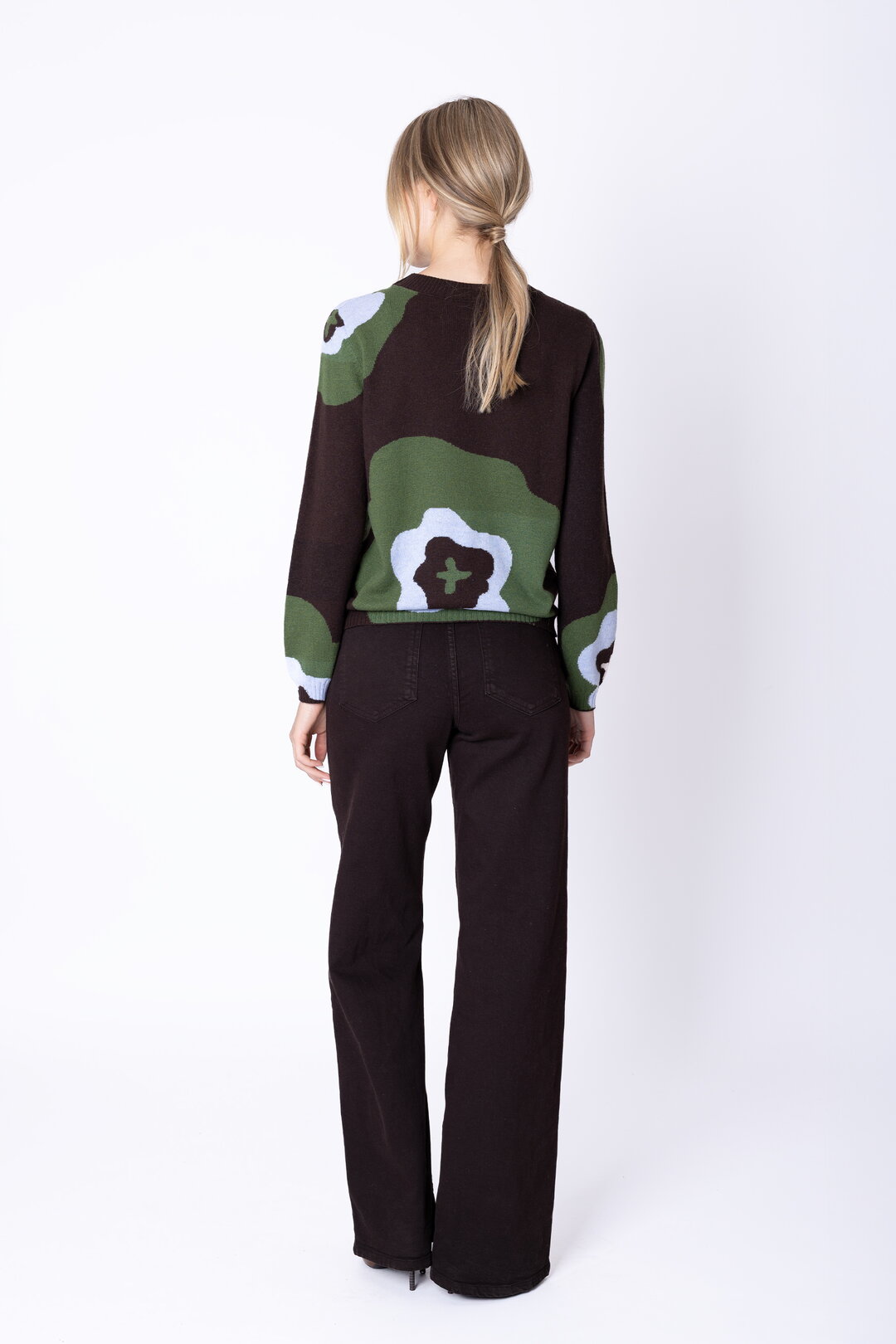 Wollpullover Imprint Bloom