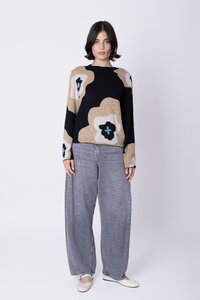 Wollpullover Imprint Bloom