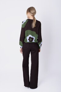 Wollpullover Imprint Bloom