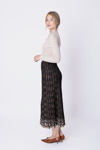 Plissierter Strickrock Fika Floral