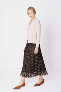 Plissierter Strickrock Fika Floral