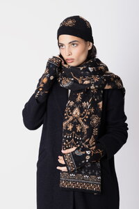 Knit Cap Fika Floral