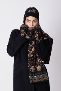 Knit Cap Fika Floral