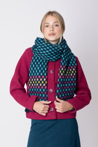 Knit Scarf Bubbles